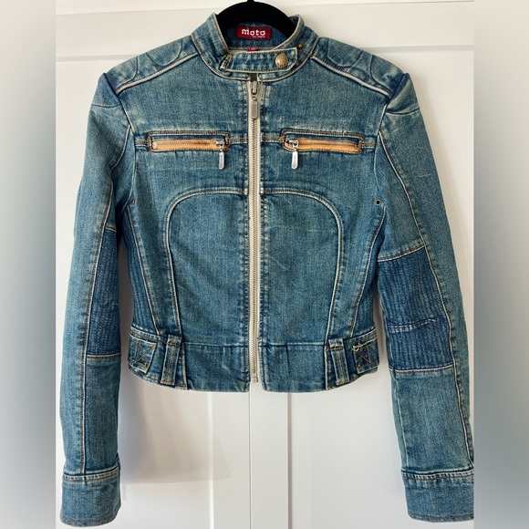 MOTO UK DESIGN Jackets & Blazers - ☀️MOTO UK DESIGN Jean Jacket